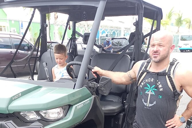 3 Hour Guided Beach buggy sightseeing city tour. (Free samples). - Junkanoo Beach: a real break with bathrooms, showers, and a bar