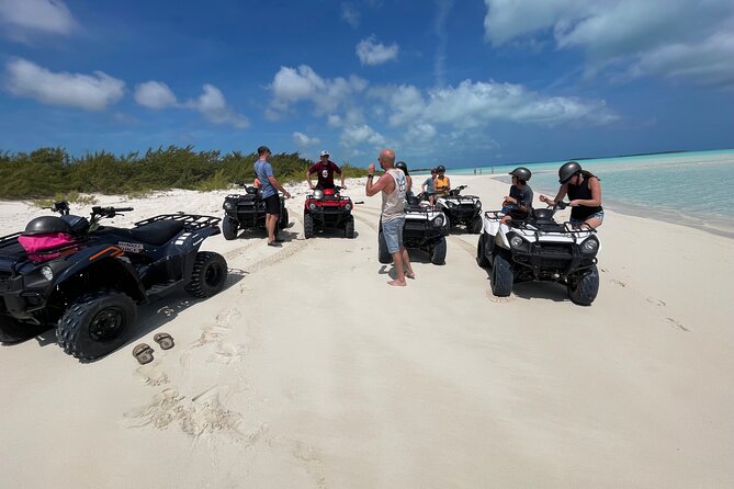3 Hours Guided Great Exuma ATV Tour - Stop 4: Steventon’s hidden beach and coral-fossil sea rocks