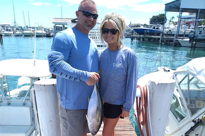 8 hours 34ft Day Dream Private Charter in Nassau - What “fishing in the Bahamas” looks like on a charter