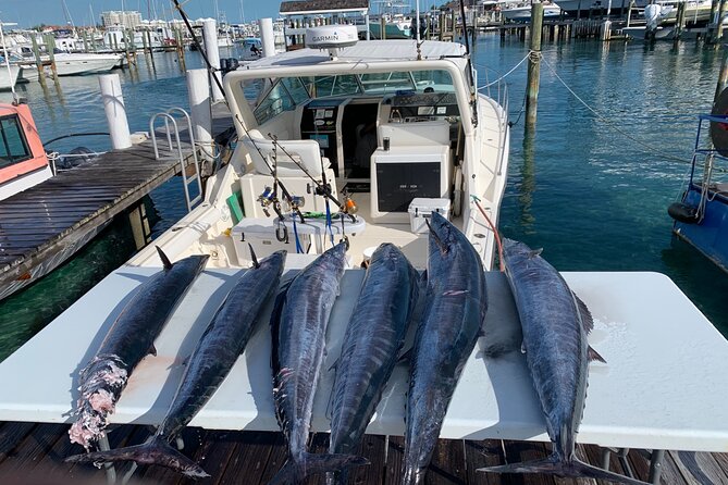 8 hours 38ft Reel Dreams Private Charter Nassau - Fishing isn’t the only win: snorkeling and reef time