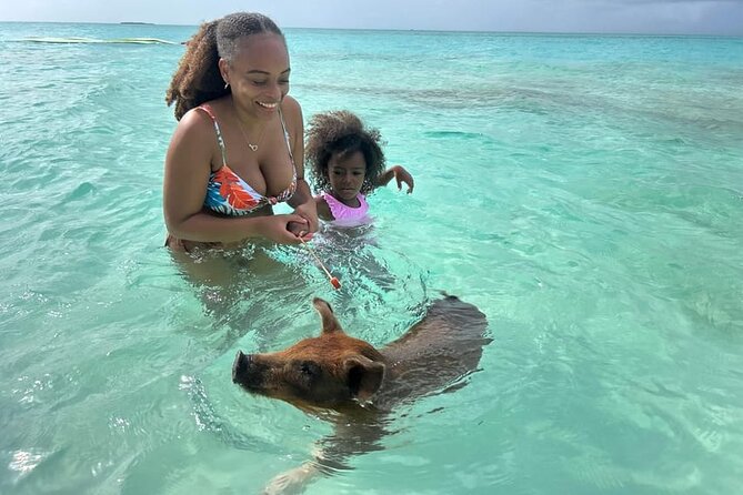 All Inclusive Pig Encounter, Snorkeling, Turtles, Lunch & Beach - 007 Beach Club on Rose Island: hammmocks, DJ energy, and beach downtime