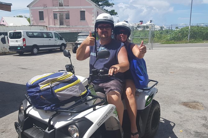 ATV Rentals in Nassau Bahamas - Marley Resort and Spa Area Stops, Plus Flexible Beach Time