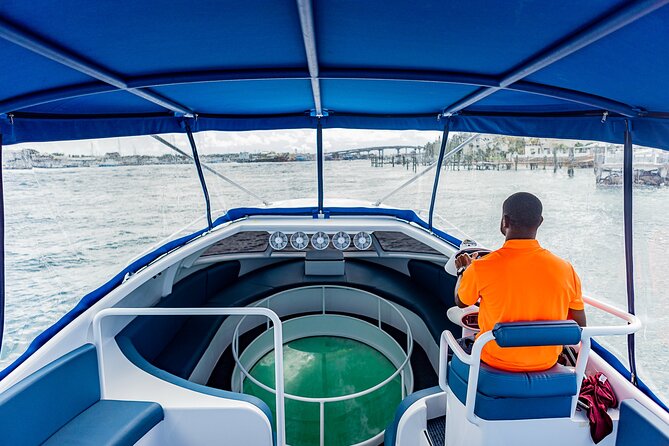 Bahamas on a Semi Submersive Glass Bottom Boat - Stepping Off At Paradise Island Ferry Terminal