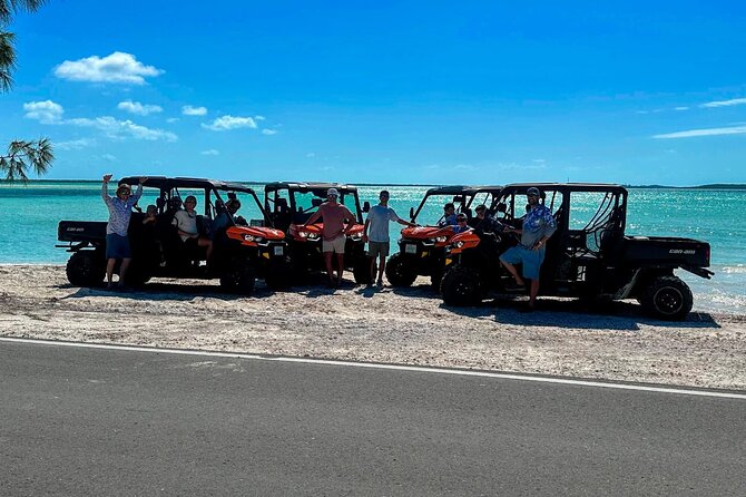 Exuma,Bahamas: 6 Seater Buggy/Jeep Rental with Bluetooth speakers - Why Great Exuma feels easy from a six-seat buggy