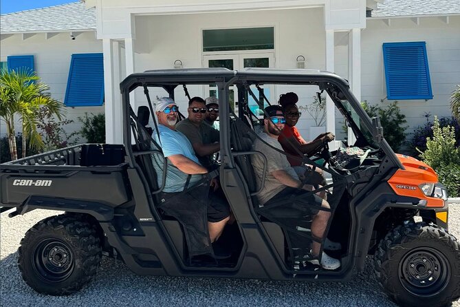 Exuma,Bahamas: 6 Seater Buggy/Jeep Rental with Bluetooth speakers - Your one-day Exuma route: planning around the big stops