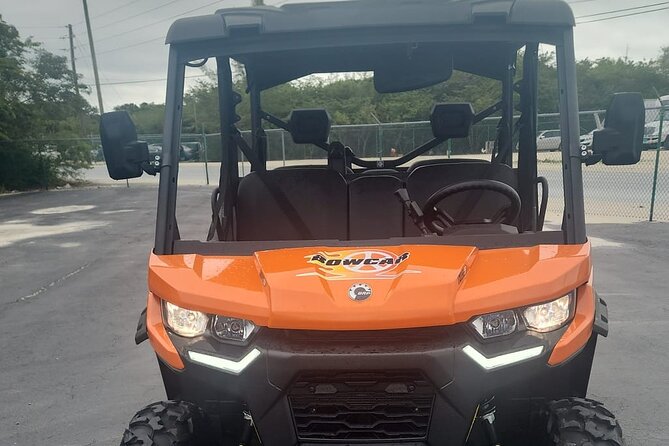 Exuma,Bahamas: 6 Seater Buggy/Jeep Rental with Bluetooth speakers - Fuel and return rules that affect your real budget