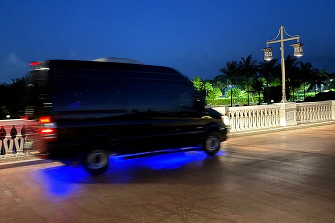 Luxury Airport Transfer in Nassau – VIP Mercedes Sprinter Service - Nassau logistics value: what you get for $250 per group up to 8