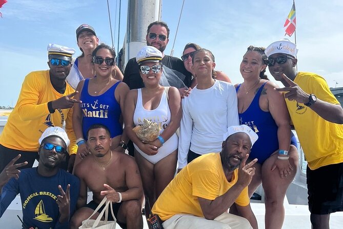 Luxury Catamaran Cruise: Sip, Sail, Snorkel, and Swim with Pigs! - Stop 1: the morning cruise energy around Paradise Island and Rose Island