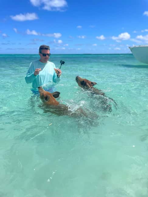 Nassau: 3-Island Snorkel Tour with Pigs, Beach Club, & Lunch - The “music” factor: fun for some, rough for noise-sensitive people