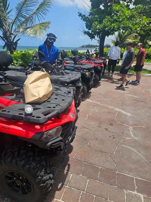 Nassau: ATV Guided Tour - Arawak Cay and the Caves: music streets and pirate storage