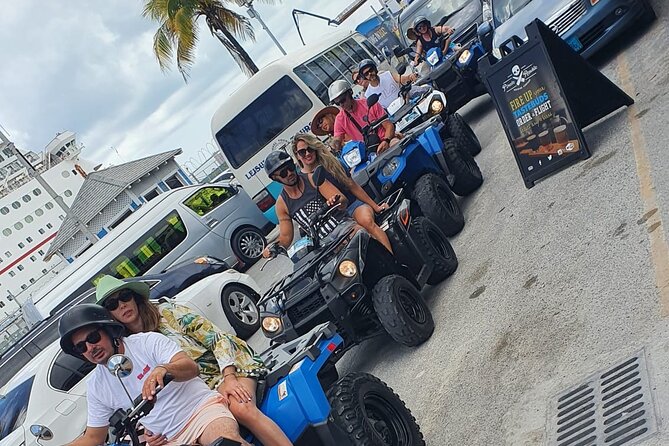 Nassau Atv Island Half-Day City Tour with Free Pick-Up - Fort Montagu and the beach stop that breaks up the driving