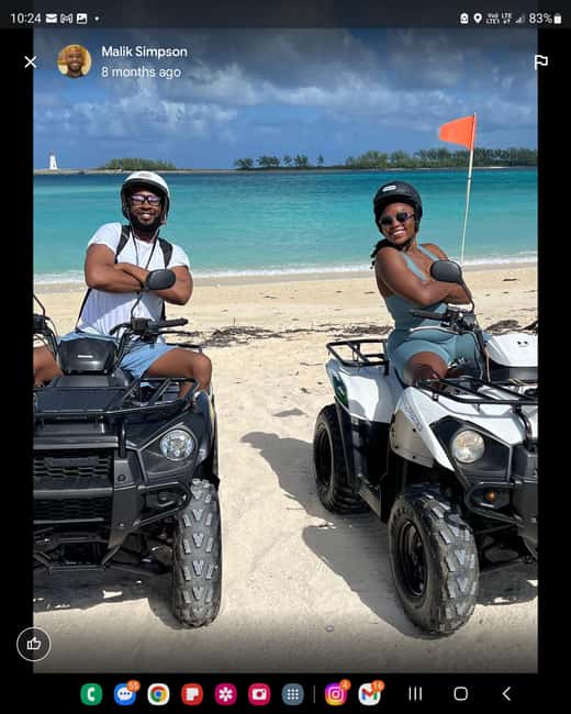 Nassau, Bahamas: ATV Quad Bike Rental - Paradise Island crossing and the Atlantis-area payoff