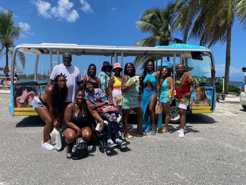 Nassau: Bahamas Culture Tour with Electric Trolley and Water - Where to meet: Nassau Straw Market by the cruise port