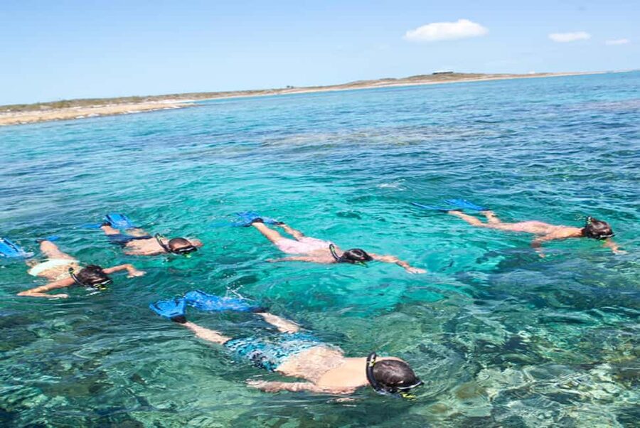 Nassau: Catamaran Sail and Snorkel Tour - Sailing back past Atlantis and million-dollar homes