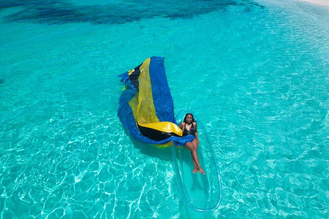 Nassau Clear Kayak Drone Photoshoot- Floating Dress - Drone Photography Over Clear Water: The Variety You’re Paying For