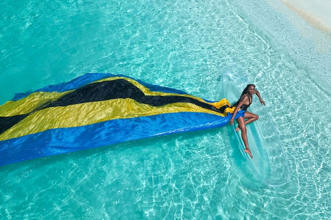 Nassau Clear Kayak Drone Photoshoot- Floating Dress - Floating Dress Setup: From Your Outfit to the Long-Trailed Look
