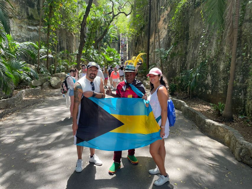 Nassau: E-Scooter Tour with Food Tasting and Local Drinks - Junkanoo at the National Art Gallery: costumes you can read