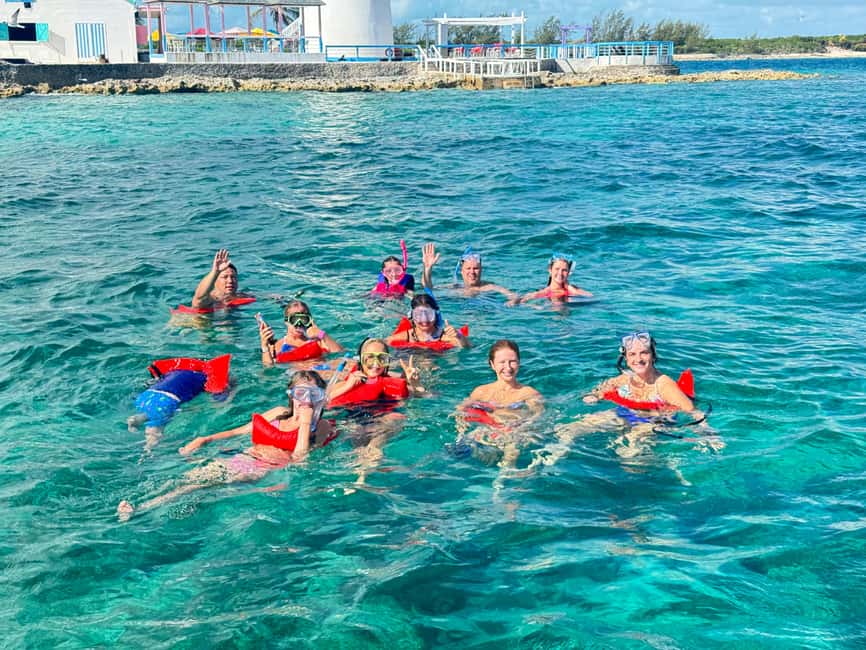 Nassau: Swimming Pigs and Turtles Boat Tour with Snorkeling - Stop 2 on Pearl Island: snorkeling you can plan around