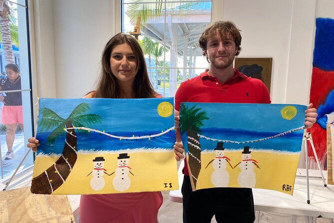 Paint and Sip at the Gallery and Wine Bar - Paint and Sip at Nassau Cruise Port, what you’re really signing up for