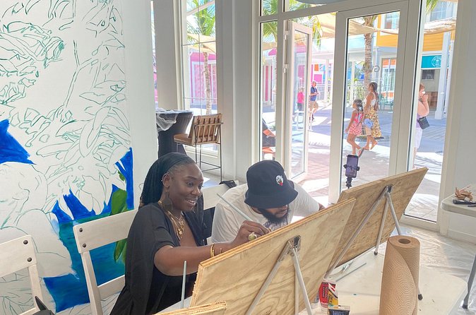 Paint and Sip at the Gallery and Wine Bar - Nassau inspiration, and why this setting helps your artwork