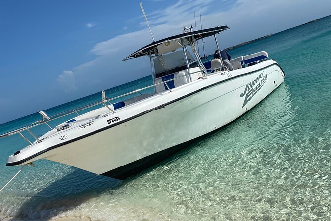 Pigs Beach, Green Turtle Cay, Rose Island Private Tour - Nassau Harbour sailing and the celebrity homes view