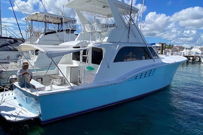 Private 45 Hatteras Sportfishing in Nassau - Included water, ice, and gear, plus what you should bring