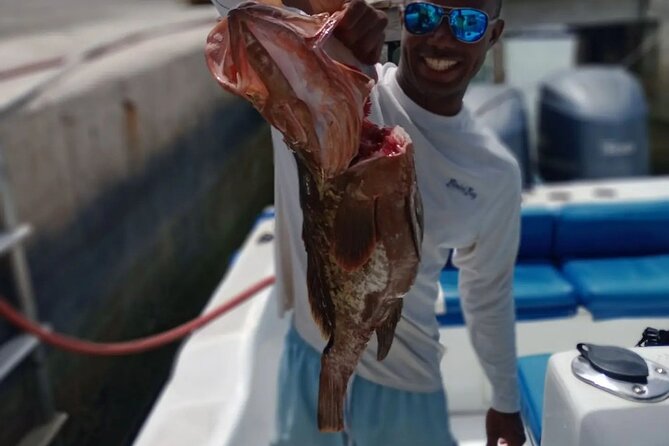 Private Snorkeling And Fishing Activity - Boat comfort, shade, and the cooler setup