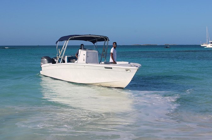 Private speed boat beach and bar hopping visiting Rose island - Water Time, Snorkeling, and the “Swimming Pigs” Moment